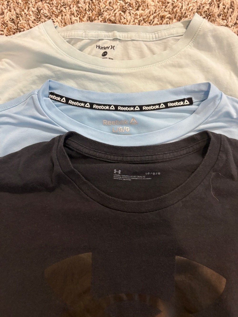 Bundle New- 3shirts- 3-name brands- selling all in one bundle, 
Large - Picture 10 of 10